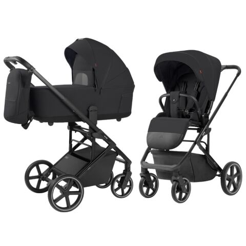 Koombinovaný kočárek Carrello Alfa 2v1 New CRL-6522 - Rock Black 