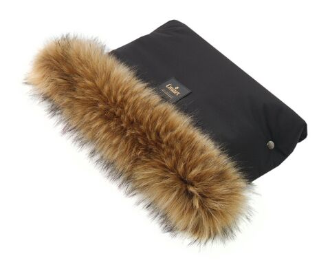 Rukávník na kočárek Emitex Luxury - SOFT Wild Black