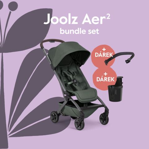 Kočárek Joolz AER2 BUNDLE SET - Forest green