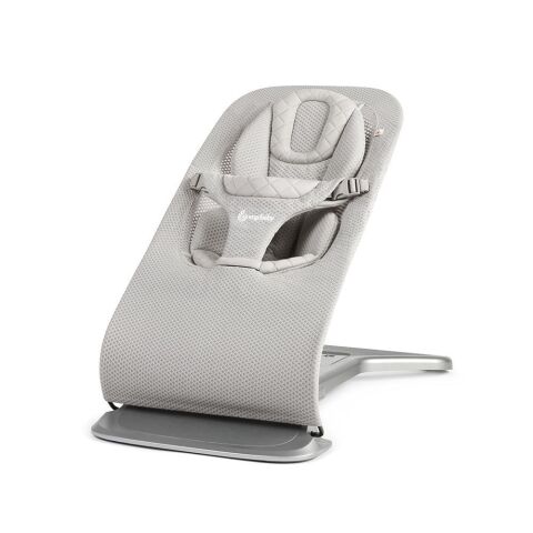 Ergobaby lehátko Evolve Bouncer - Light grey Mesh