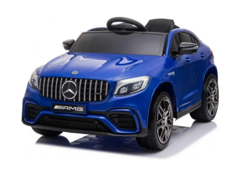 Dětské elektrické autíčko Mercedes Benz GLC 63S 4x45W 12V, dálkové ovládání - Modré