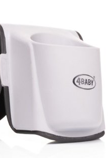 Držák na pití k autosedačkám 4Baby - Světle šedý