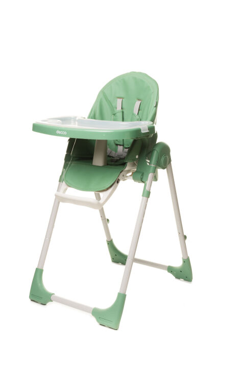 Polohovací jídelní židlička 4BABY DECCO - Green