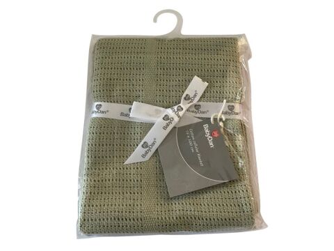 HÁČKOVANÁ DEKA BABYDAN - Dusty Green
