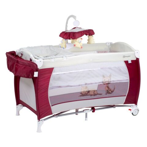 Babygo Postýlka Sleeper DeLuxe - Red