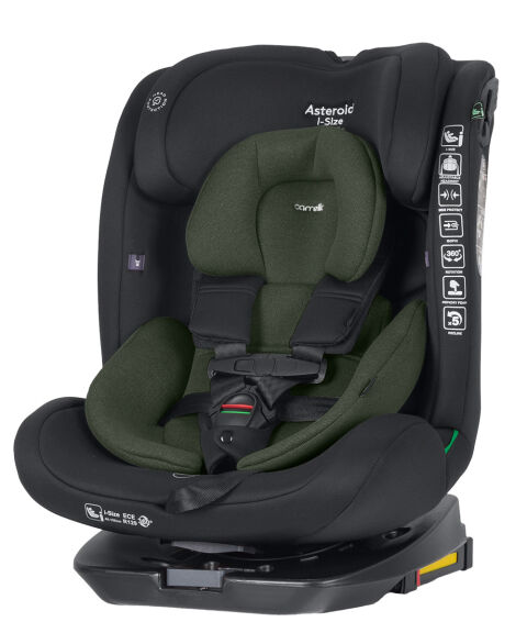 Otočná autosedačka Carrello Asteroid i-size 40-150 cm - Hunter Green
