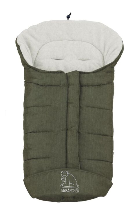 Eisbärchen zimní fusak Nylon/Fleece - Tmavě zelený melír