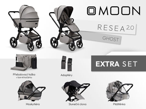 Kočárek MOON RESEA 2.0 Extra set