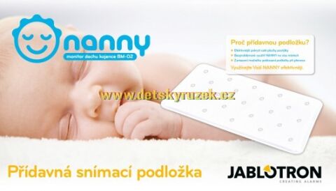 NANNY PŘÍDAVNÁ PODLOŽKA K MONITORU DECHU