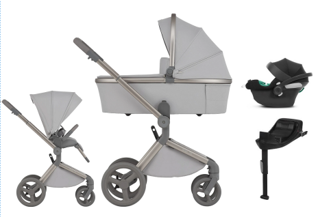 Kombinovaný kočárek ANEX Flo 3v1 + CYBEX Aton B2 i-Size + isofix základna - Frossy