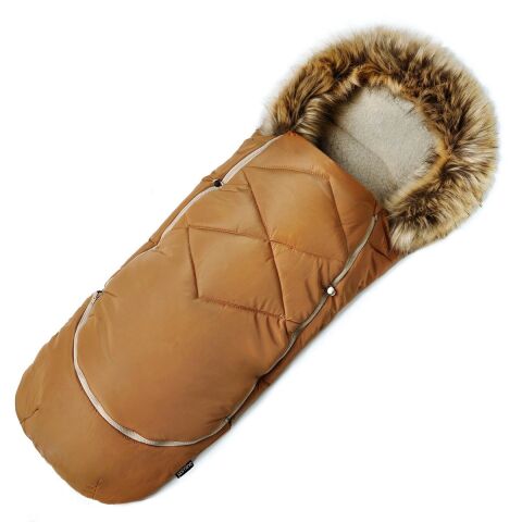 Fusak Jasmine z ovčí vlny Ovečka - Karamel