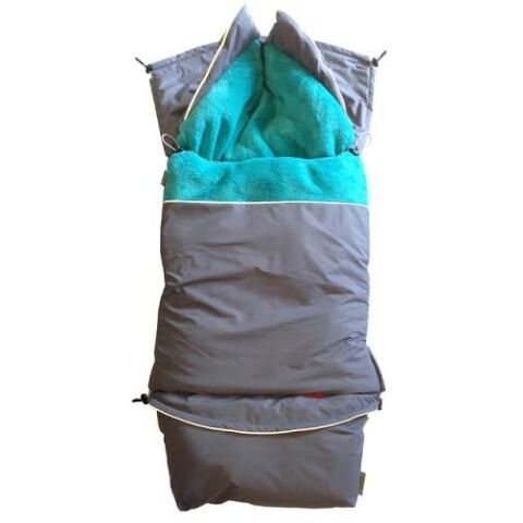 Fusak Aesthetic City 3v1- šedá-zelenomodrá