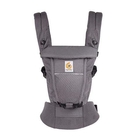 Nosítko ErgoBaby Adapt Soft Flex Mesh - Graphite grey