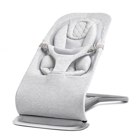 Ergobaby lehátko Evolve Bouncer - Light grey
