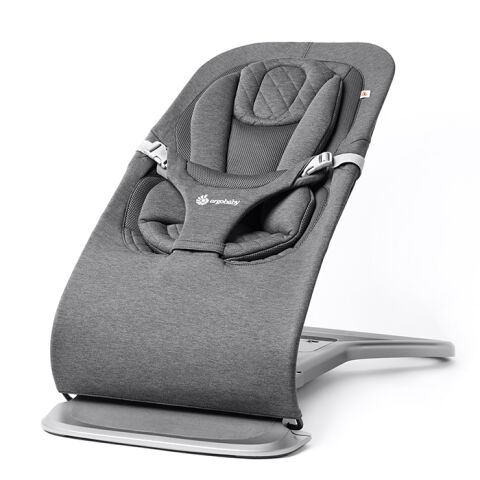 Ergobaby lehátko Evolve Bouncer - Charchoal grey 