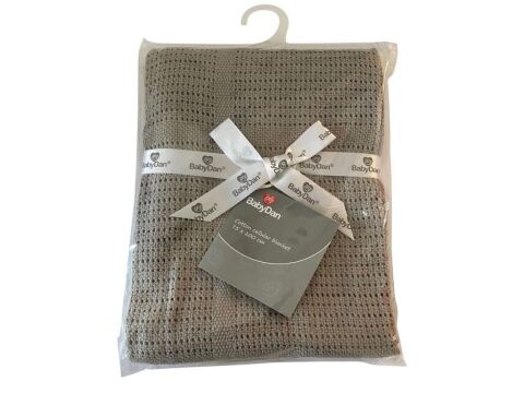 HÁČKOVANÁ DEKA BABYDAN - Dusty Grey