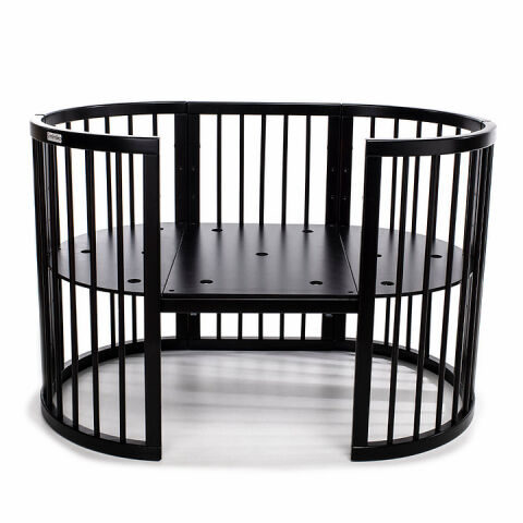 MIMIKO Postýlka kulatá 9v1 - Round Wenge