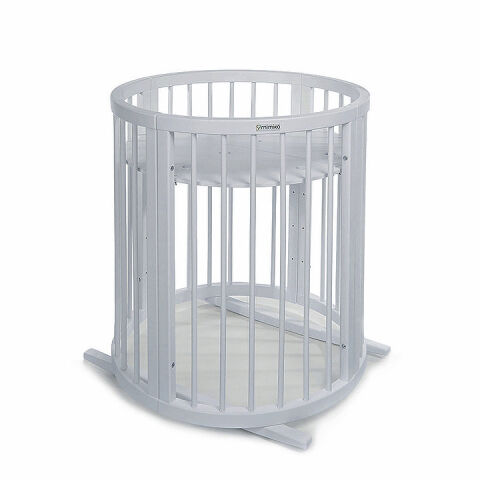 MIMIKO Postýlka kulatá 9v1 - Round Grey