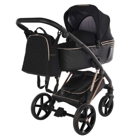 Kombinovaný kočárek Jasmine Camino - 04 Black