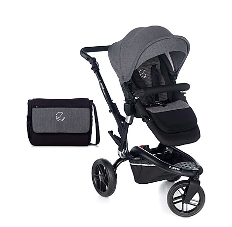KOČÁREK JANÉ TRIDER - T34-JET-BLACK