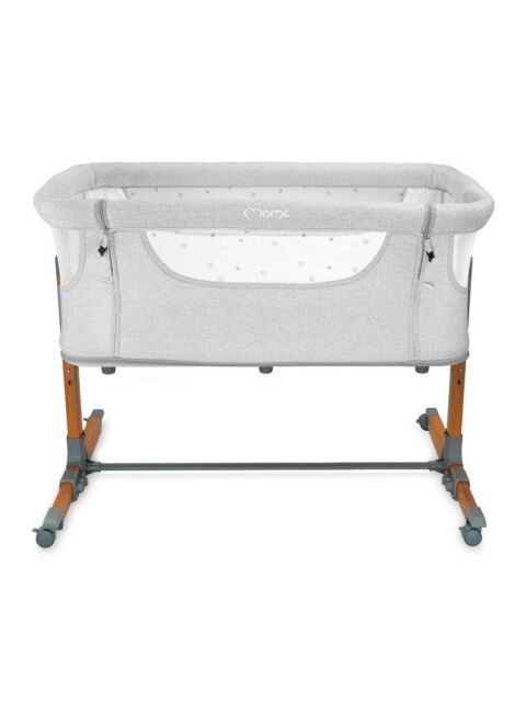 Postýlka MoMi Smart Bed 4v1 - Světle šedá