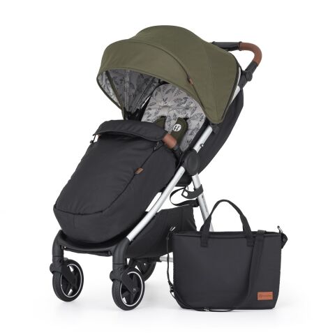 Sportovní kočárek Petite&Mars Royal3 Silver - Mature Olive