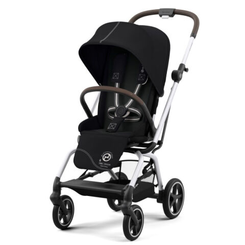 Kočárek Cybex Eezy S Twist+ 2 - Moon Black/Silver 2023