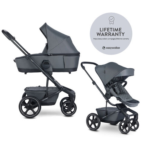 Easywalker Harvey5 Premium dvojkombinace 2v1 - Mineral Grey RWS
