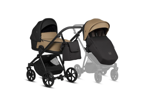 Kombinovaný kočárek 2v1 Tutis Mio3+ Leather Beige 