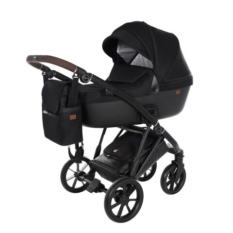 Kočárek dvojkombinace Jasmine Daisy Soft - 08 Dark Black