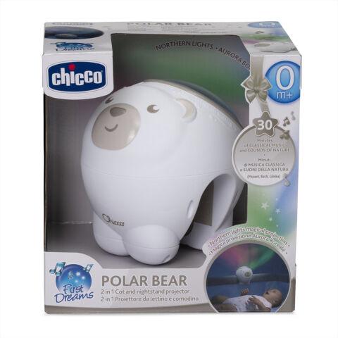CHICCO Projektor s polární září Polární medvěd - neutral