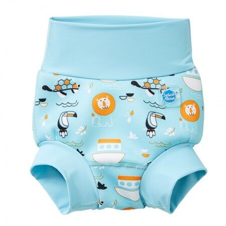 Plavky Happy Nappy  Splash About - zvířátka modrá