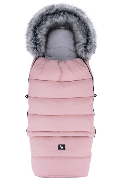 Cottonmoose Fusak do kočárku COMBI - Růžový