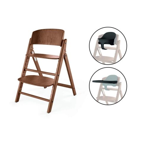 CYBEX jídelní židlička Click&Fold 3in1 - All Natural Dark