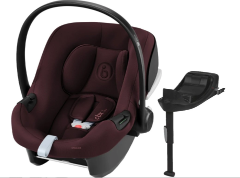 Autosedačka Cybex Aton B2 i-size + Isofix Base One - Red