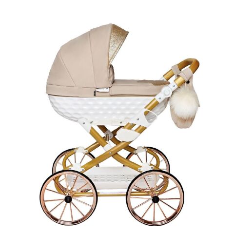 Dětský retro kočárek pro panenky Jasmine Kids Princess