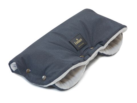 RUKÁVNÍK NA KOČÁREK EMITEX - šedý žíhaný + světle šedý