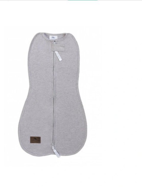 Sleepee Zavinovačka First Step Swaddle s čepičkou - Tmavě Šedá