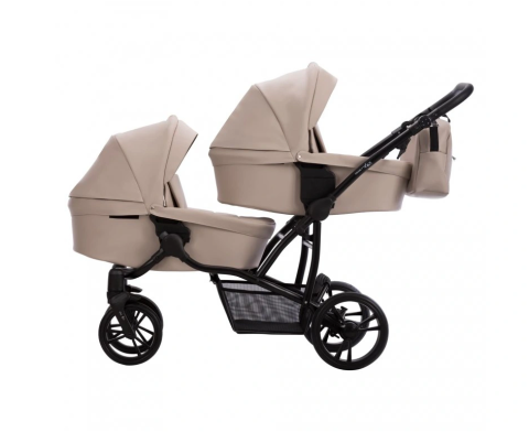 Kočárek pro dvojčata Bebetto 42 New - Pro 22 Black