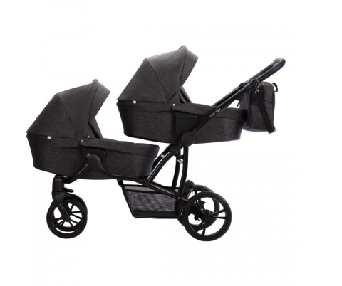 Kočárek pro dvojčata Bebetto 42 New - 22 Black