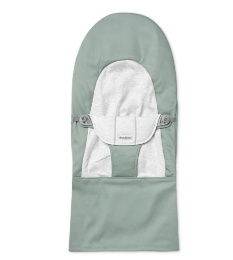 BabyBjörn Potah na lehátko - Light Sage/Grey jersey Woven 