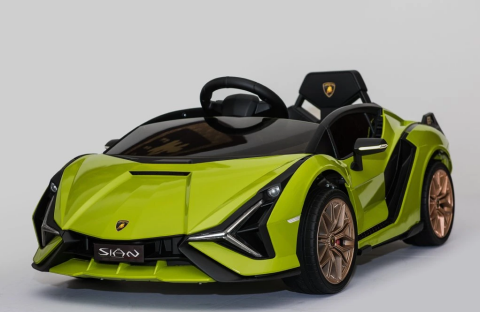 Dětské elektrické auto Lamborghini Sián s dálkovým ovladačem - zelené 