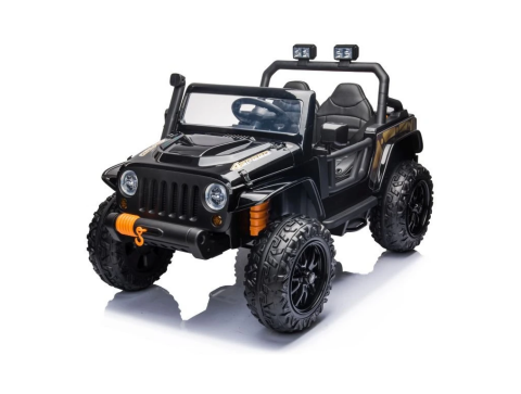 Elektrické autíčko Jeep 4Speed 24V 4x200W s dálkovým ovládáním - Černé