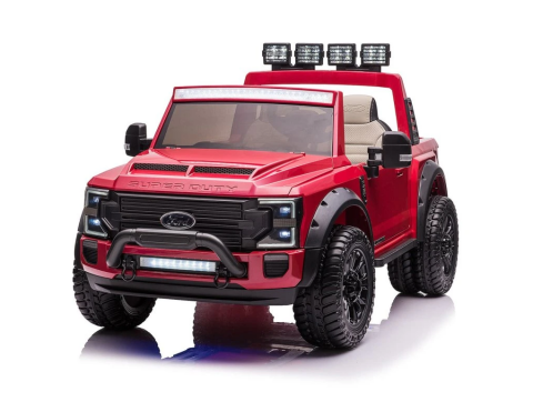 Elektrické autíčko Ford Super Duty 12V 4x45W dálkové ovládání -  červené 