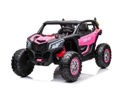 Elektrické autíčko Buggy Turbo 24V 4x200W dálkové ovládání - Růžové