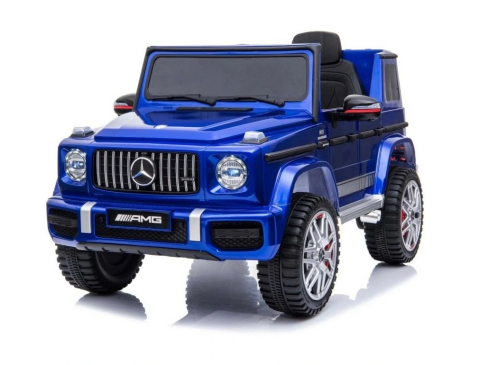 Elektrické autíčko Mercedes G63 AMG 4x4 EVA kola 12V7Ah dálkové ovládání - Modré