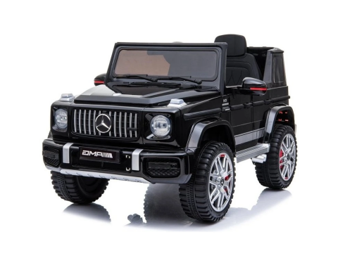 Elektrické autíčko Mercedes G63 AMG 4x4 EVA kola 12V7Ah dálkové ovládání - Černé
