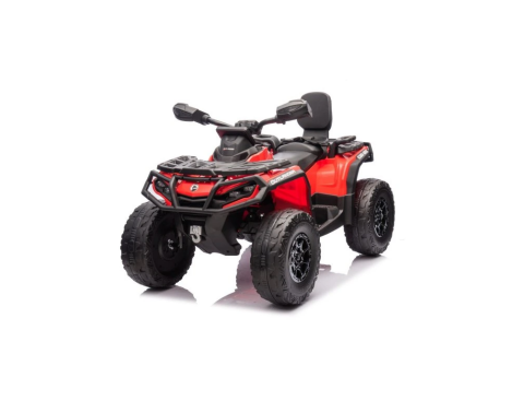 Dětská elektrická čtyřkolka Can-Am Outlander ATV 24V 4x200W dálkové ovládání - Červená