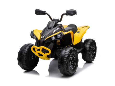 Dětská elektrická čtyřkolka Can-Am Renegade 180W | 4x4 | 12V 14Ah - Žlutá