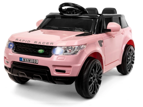 Elektrické autíčko Land Rapid Racer 2x6V, dálkové ovládání - Růžové
